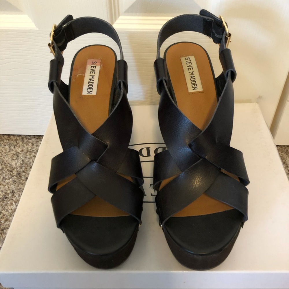 Steve Madden Walda Wedge Sandal size 9.5
